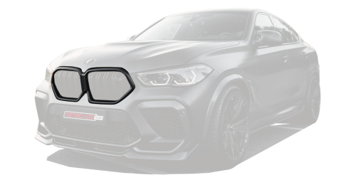 Kühlergrillblende aus Carbon für BMW X6M F96