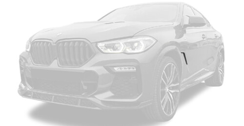 Карбоновые вставки на передние крылья для BMW X6 G06