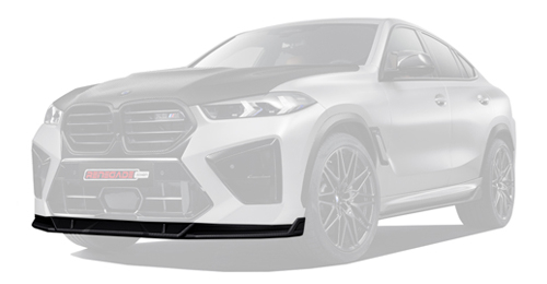 Carbon-Splitter für BMW X6M Competiton LCI