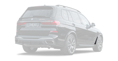 Carbon-Kotflügeleinsätze vorne für BMW X7