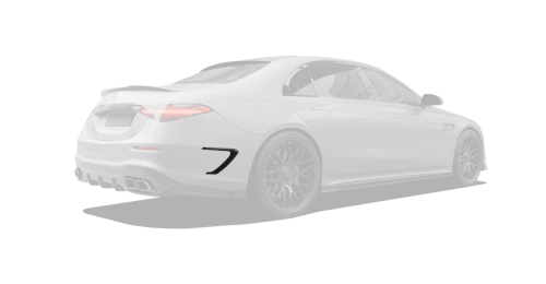 Carbon Heckstoßstangeneinsätze für Mercedes-Benz S63 W223