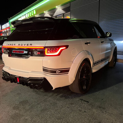 Weißer Range Rover Sport aus Kasachstan