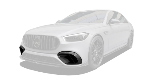 Carbon-Einsätze für die Frontstoßstange für Mercedes-Benz S63 W223