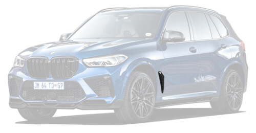 Карбоновые вставки в передние крылья для BMW X5M F95