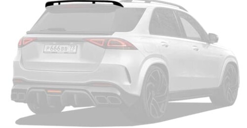 Карбоновый спойлер для Mercedes-Benz GLE V167 верхний