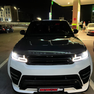 Weißer Range Rover Sport aus Kasachstan