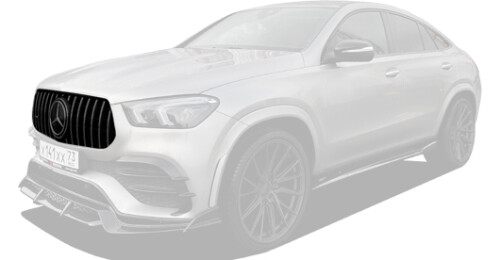 Решетка радиатора GT для Mercedes-Benz GLE Coupe C167