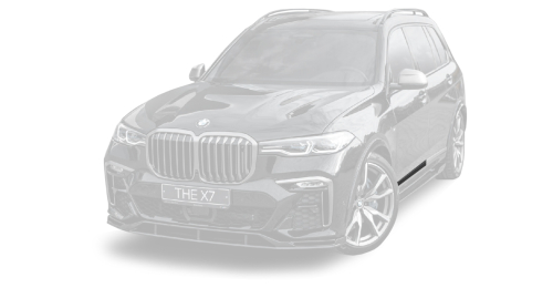 Carbon-Türeinsätze vorne und hinten für BMW X7