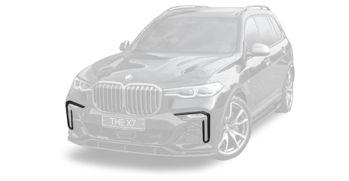 Carbon-Stoßfängereinsätze für BMW X7