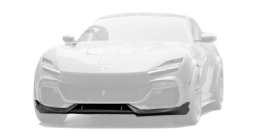 Carbon-Splitter der vorderen Stoßstange für Ferrari Purosangue