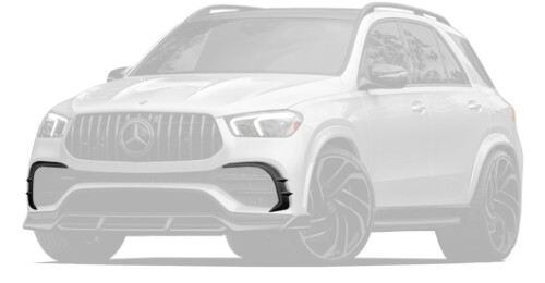 Вставки переднего бампера для Mercedes-Benz GLE V167