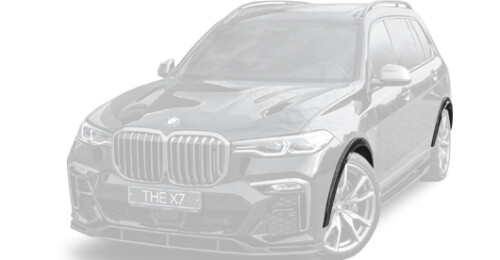 Vergrößerung der Karoserrie für BMW X7