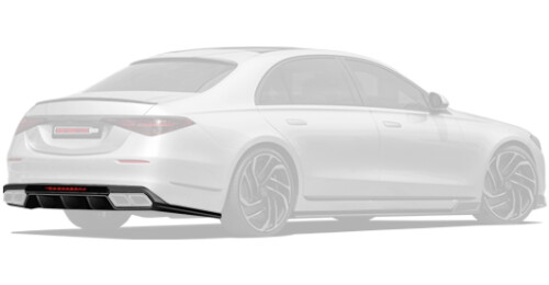 Carbon heckdiffusor für Mercedes-Benz223